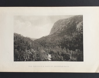 The Farigaig and Pass of Inverfarigaig - Original 1897 Scottish print