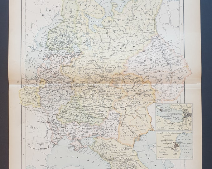 Russia - Original 1898 map