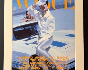 British Vogue - Original July 1990 Vintage Cover