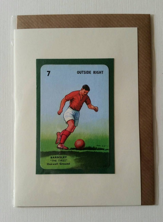 Original 1950s 'Goal' card Barnsley