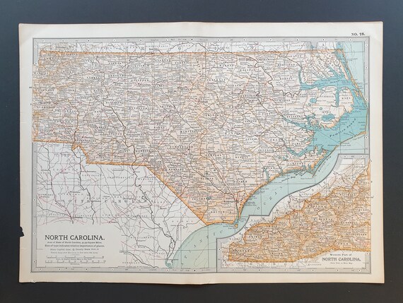 North Carolina - Original 1902 map