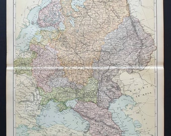 Russia - Original 1908 map