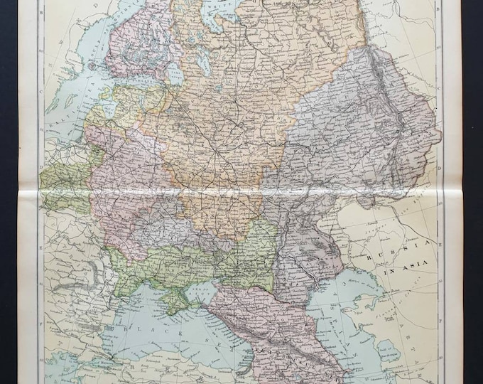Original 1908 map - Russia