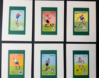 Original 1950s 'Goal' Card - Football Teams C - H