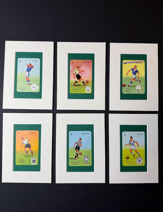 Original 1950s 'Goal' Card - Football Teams C - H