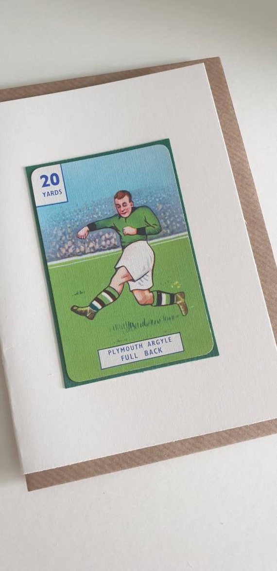 Original 1950s 'It's a Goal' card Plymouth Argyle