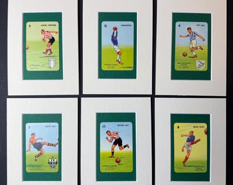 Original 1950s 'Goal' Card - Football Teams P - W