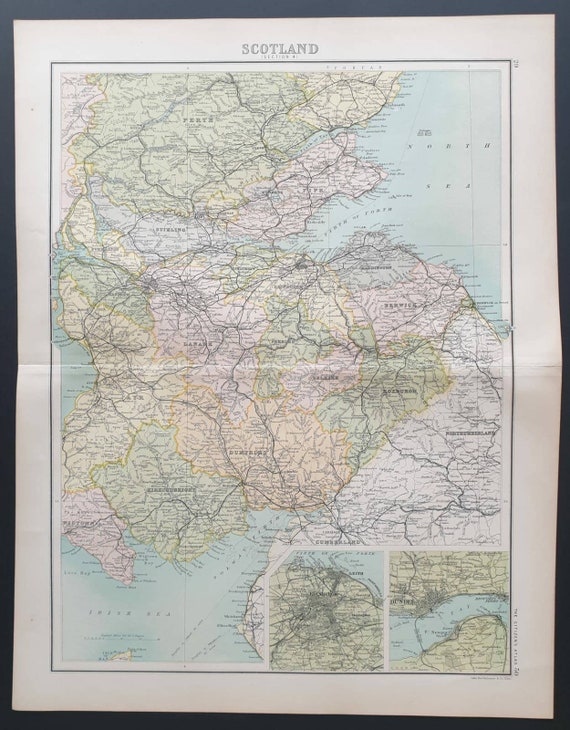 Original 1899 map - Scotland Section 4