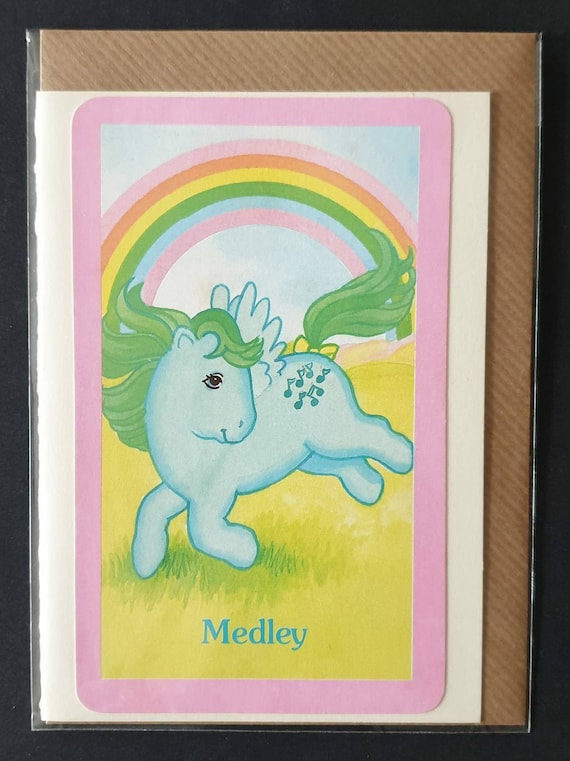 Medley - Original vintage My Little Pony card