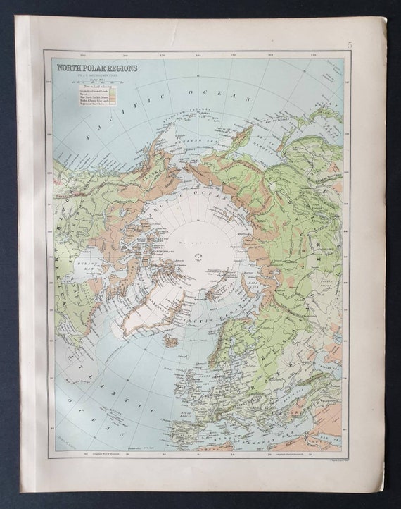 Original 1903 map - North Polar Regions