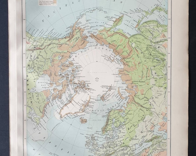 Original 1903 map - North Polar Regions