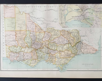 Victoria - Original 1899 map