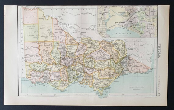 Original 1899 map - Victoria