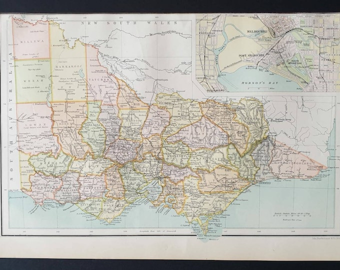 Original 1899 map - Victoria