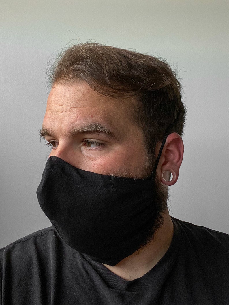 XL Face Mask Grey Beard Mask Mask for Beards Face Mask Etsy