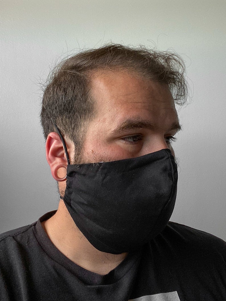 XL Face Mask Grey Beard Mask Mask for Beards Face Mask Etsy