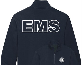 EMS Quarter Zip Sweatshirt, Emergency Medical Services