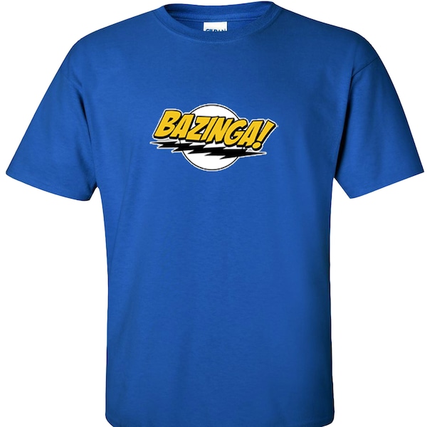 Bazinga T-Shirt • big bang theory bazinga flash S-5X