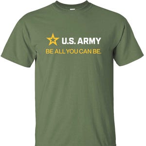 Be All You Can Be Stripe Army T-Shirt or Long Sleeve Official Licensed