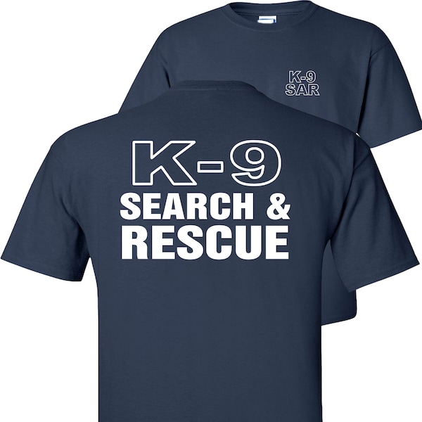 K-9 Search & Rescue T-Shirt • k9 sar team recovery S-5X