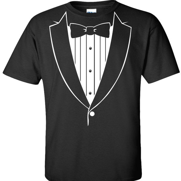 Tuxedo T Shirt Etsy