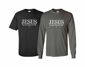 Jesus is the Way T-shirt or Long Sleeve - Etsy