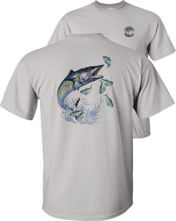 Kingfish T-shirt King Mackerel Fishing Angler Fisherman | Etsy