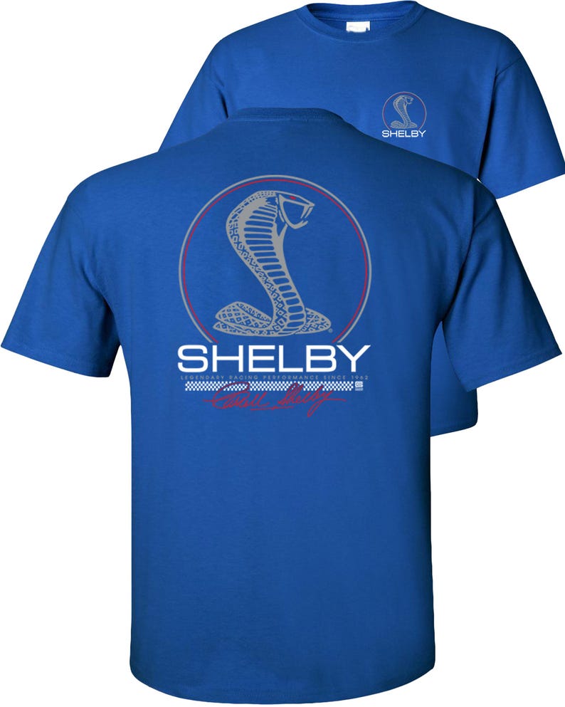 Shelby Legendary Racing T-Shirt Royal Blue T-Shirt