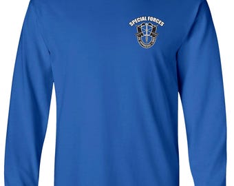 Army Special Forces Long Sleeve Shirt Medium Royal