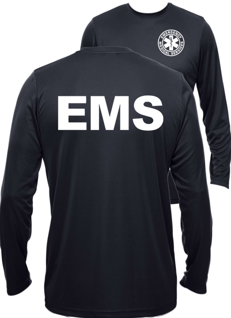 EMS T-Shirt Emergency Medical Services Short Long Polo | Etsy