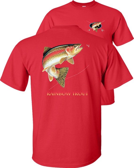 Rainbow Trout Fishing T-shirt, Profile -  Finland