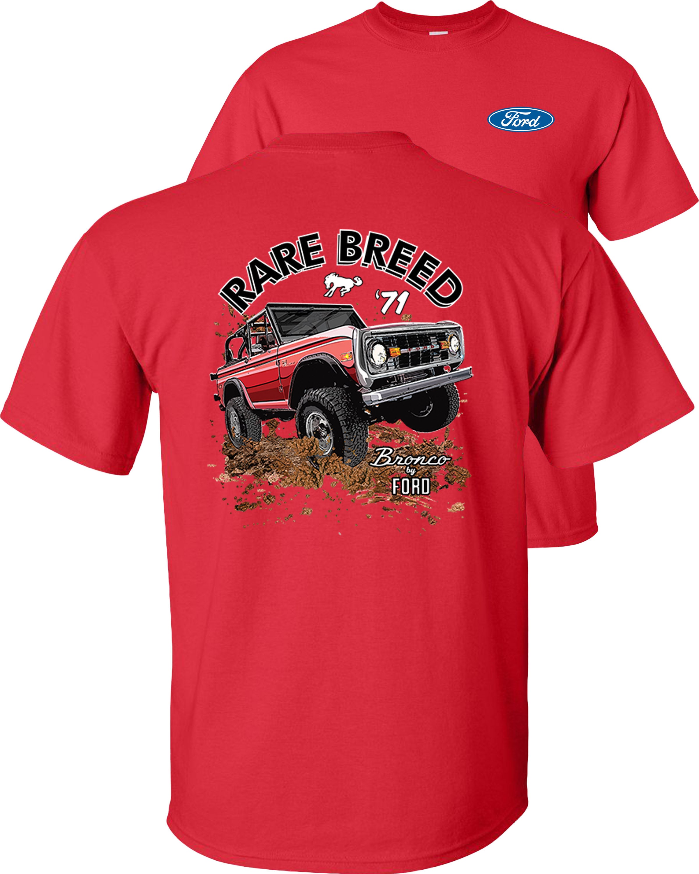 Ford Bronco T-Shirt Rare Breed Classic Vintage 71 Bronco Truck | Etsy