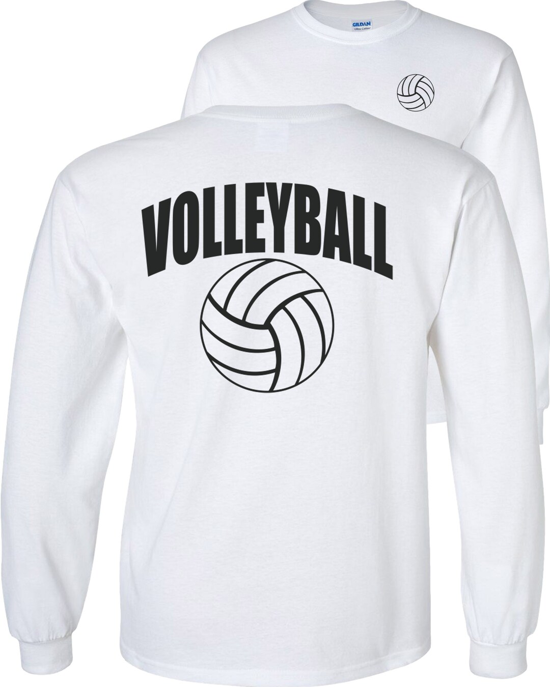 Volleyball Long Sleeve Shirt Etsy