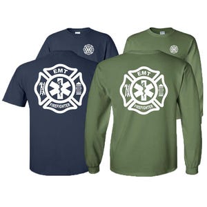 Firefighter EMT T-Shirt or Long Sleeve