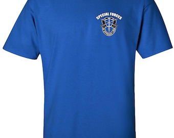 Army Special Forces T-Shirt Large Royal