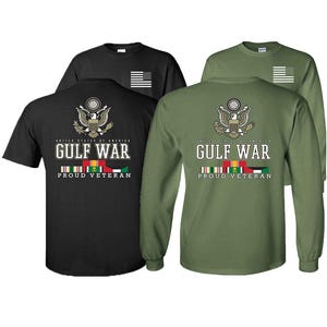 Proud Veteran Gulf War Eagle T-Shirt or Long Sleeve