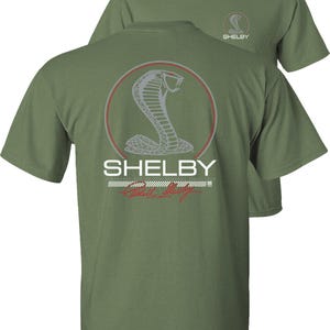 Shelby Legendary Racing T-Shirt Military Green Tee
