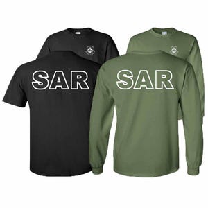 Search and Rescue T-Shirt or Long Sleeve, SAR