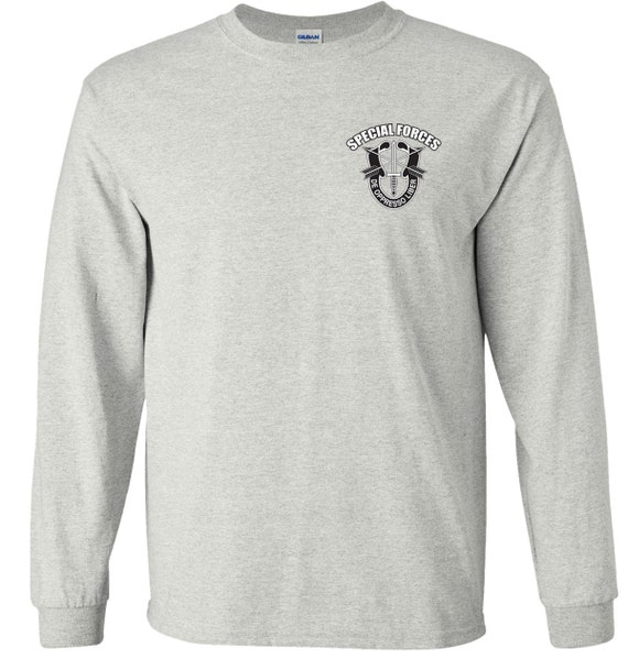 Long Sleeve Shirt Army SF Crest 