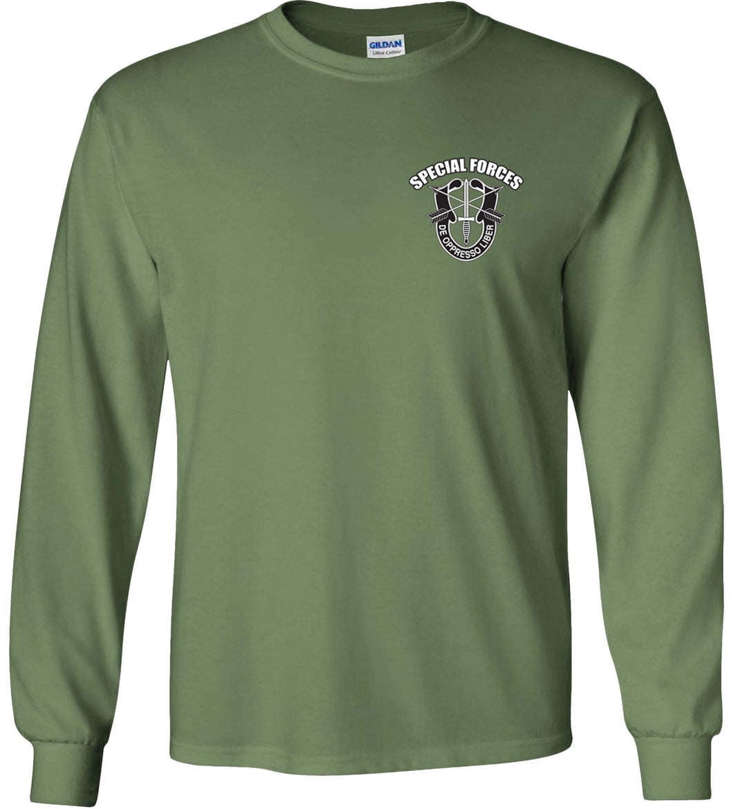 トップス NITRICH SPECIAL FORCE LOGO LS TEE Special forces Store 1 Core Men's LS Performance Tee