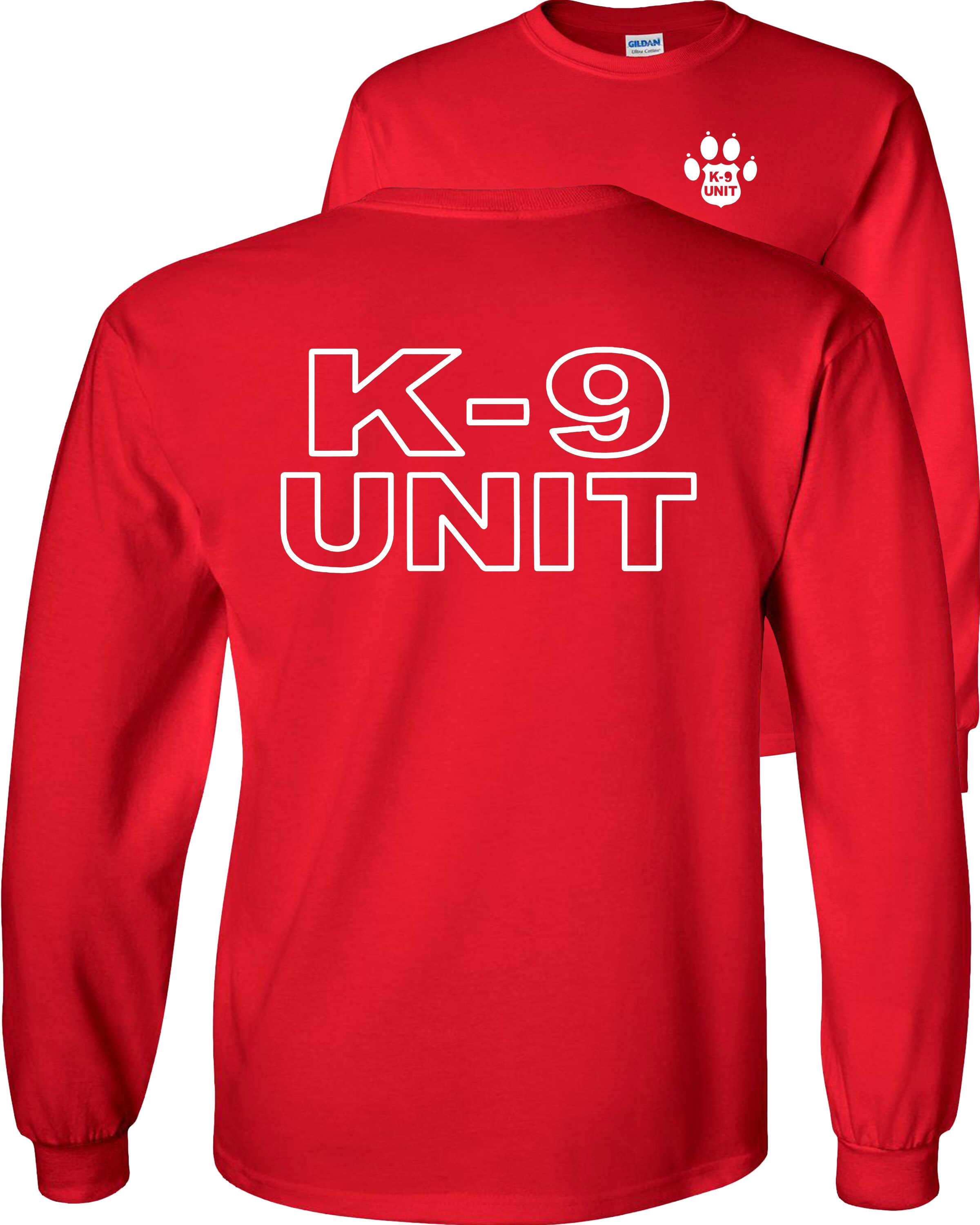 Long sleeve police k9 shirts cheap