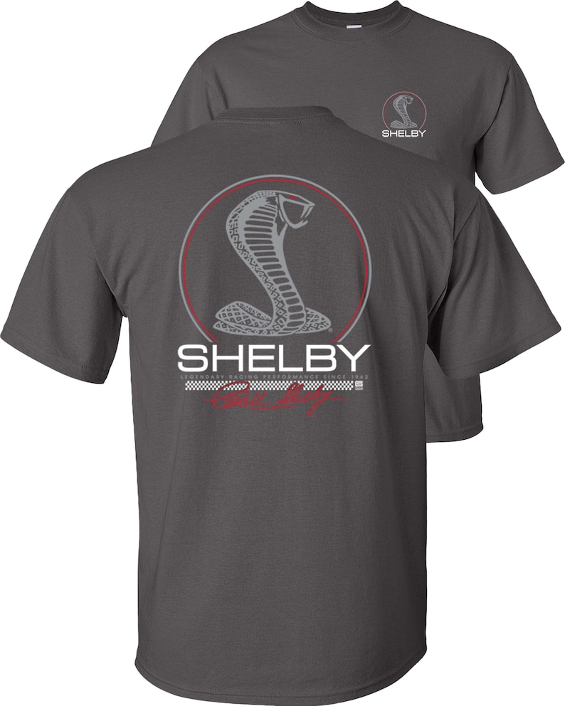 Shelby Legendary Racing T-Shirt Charcoal T-Shirt
