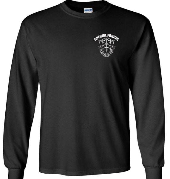 Long Sleeve Shirt Army SF Crest 