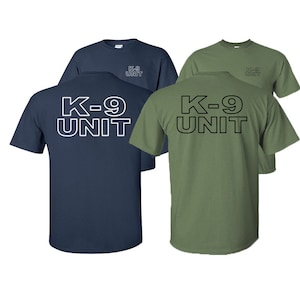 K-9 Unit Police T-shirt S-5X