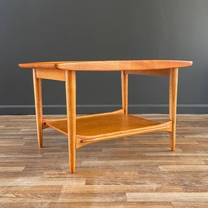 Mid-Century Modern Teak Two-Tier Side Table by Lane, c.1960s image 2