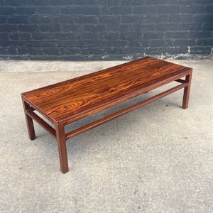 Mid-Century Danish Modern Rosewood Coffee Table by Illums Bolighus, c.1950s image 1