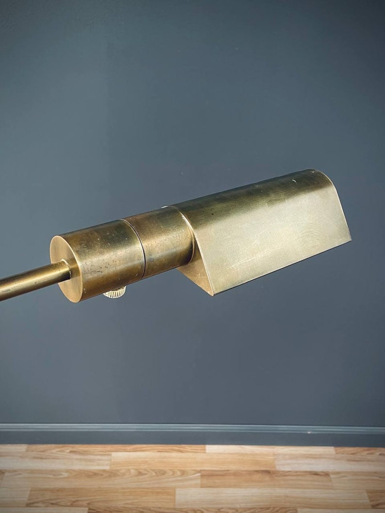 Mid-Century Modern Articulating Brass Floor Lamp by Casella, c.1970s image 4