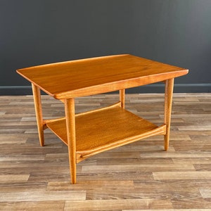 Mid-Century Modern Teak Two-Tier Side Table by Lane, c.1960s image 1