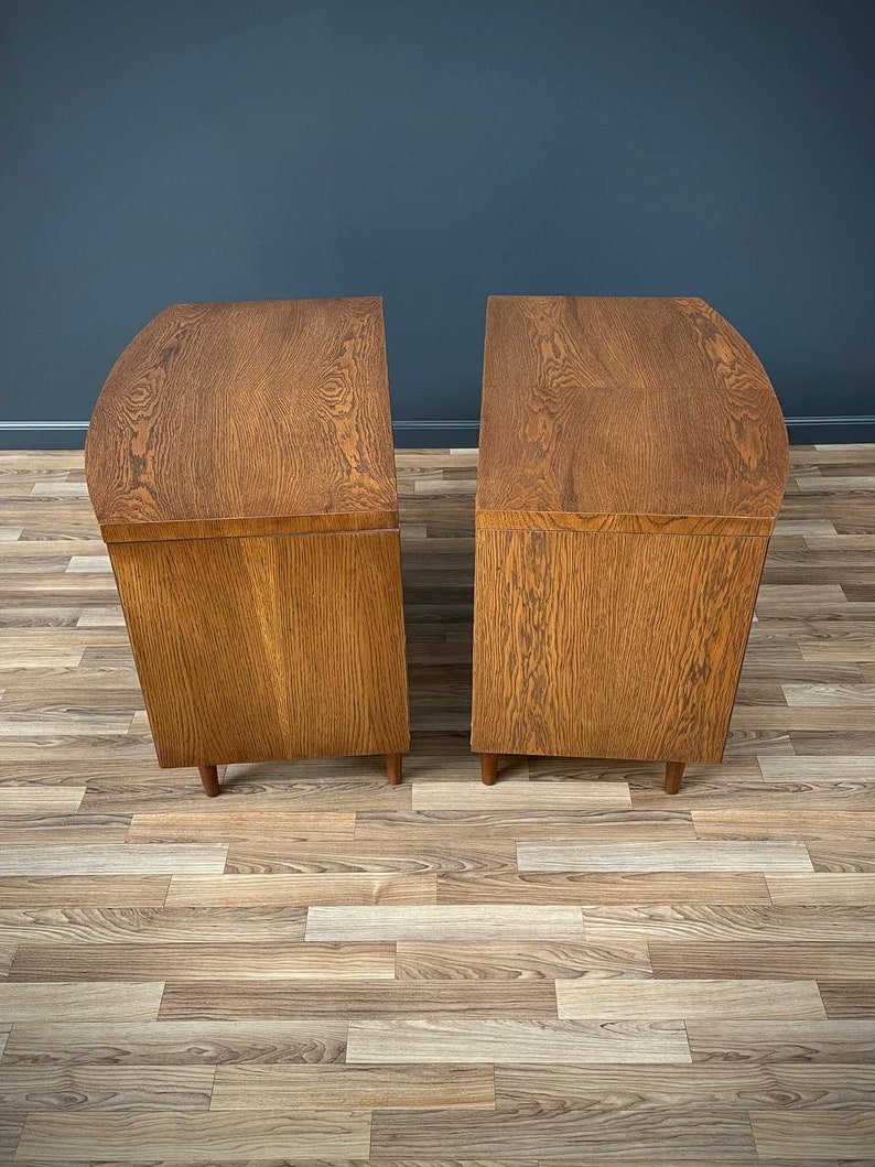 Pair of Mid-Century Modern Brutalist Night Stands by Lane, c.1960s image 7
