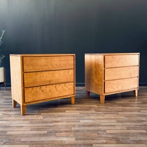 Pair of Mid-Century Modern Dressers by Russel Wright for Conant Ball, c.1950s image 3